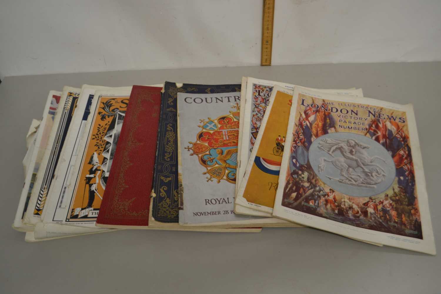 Collection of Royal commemorative editions of The London Illustrated News, Country Life and