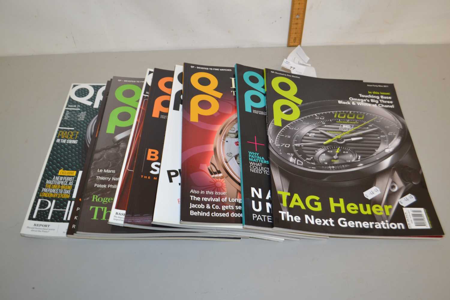 Quantity of QP Watch magazines