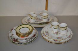 Mixed Lot: Various ceramics to include Elizabethan tea ware, a Minton Marlow cake stand and other