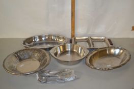 Mixed Lot: Various serving dishes, cutlery etc