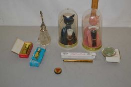 Mixed Lot: Vintage perfume and cosmetics together with a vintage cut glass perfume atomiser