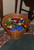 Basket of Lego