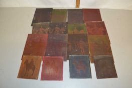 A collection of copper printing plates