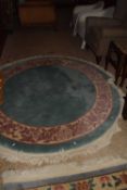 Modern Chinese circular wool rug, 190cm diameter