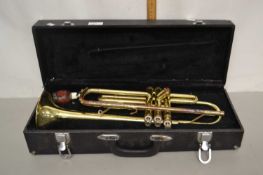 A Jupiter trumpet with case