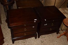 A pair of Stag Minstrel bedside cabinets