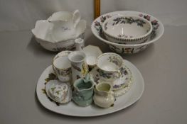 Mixed Lot: Ceramics to include a Portmeirion Botanic Garden bowls, Royal Albert trio and other