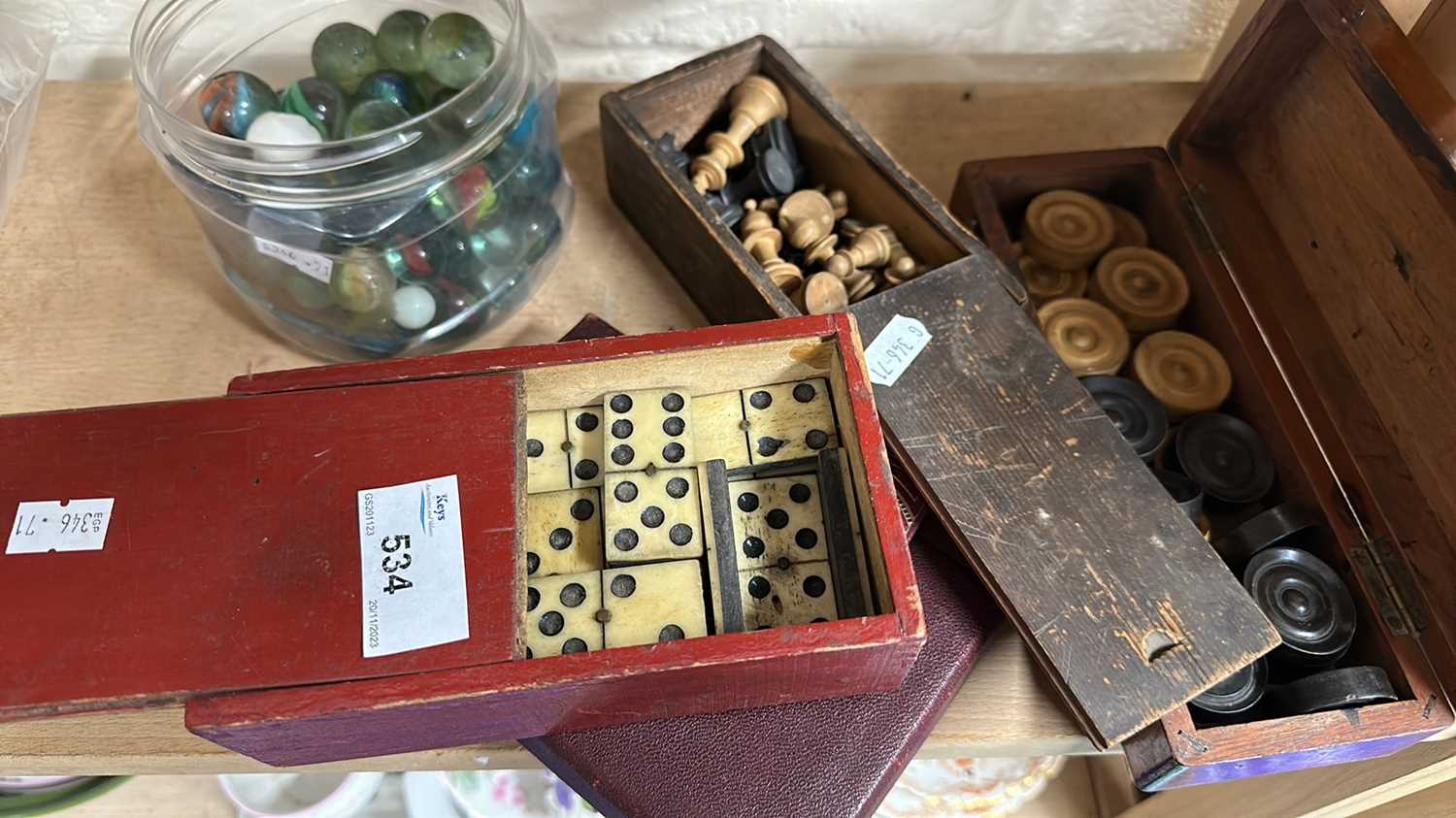 Quantity of marbles, dominoes and playing cards etc - Image 2 of 4