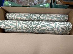 Four rolls of Sanderson Willow Bows wallpaper