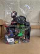A mixed lot of film and gaming memorabilia, to include: - Cable Guys: Spider-Man games console