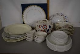 Mixed Lot to include a cheese dish and cover and various assorted dinner wares