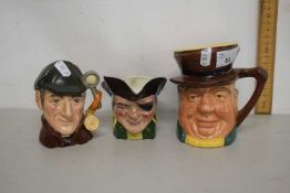 Three character jugs