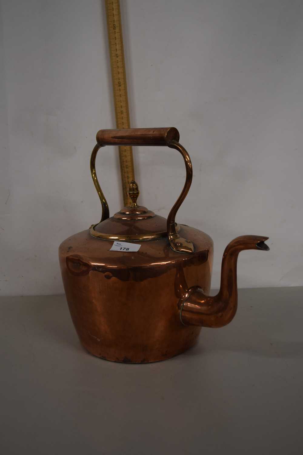 Large copper kettle