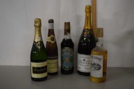 Mixed Lot: wines and spirits ot include a magnum of Hediard champagne and others