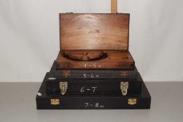 Group of four boxed engineering micrometers to include examples by Moore & Wright and others