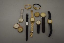 Box of mixed wrist watches