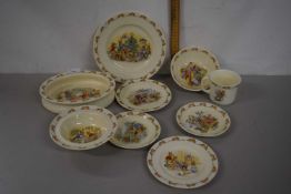 Quantity of Bunnikins table wares by Royal Doulton