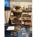Copper Arts & Crafts Oil Lamp