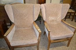 Pair of mid-century Parker Knoll wing chairs