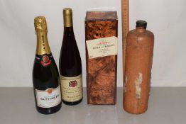 Mixed Lot: champagne and spirits to include a bottle of Taittinger champagne, bottle of Mumm