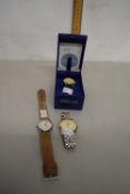 Group of three various wrist watches to include Sekonda