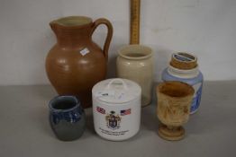 Mixed Lot various storage jars, jugs etc