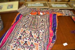 Indian needlework and sequinned multi-coloured top