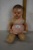 Vintage celluloid headed doll