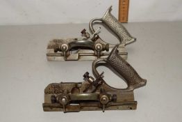 Two vintage woodworking planes