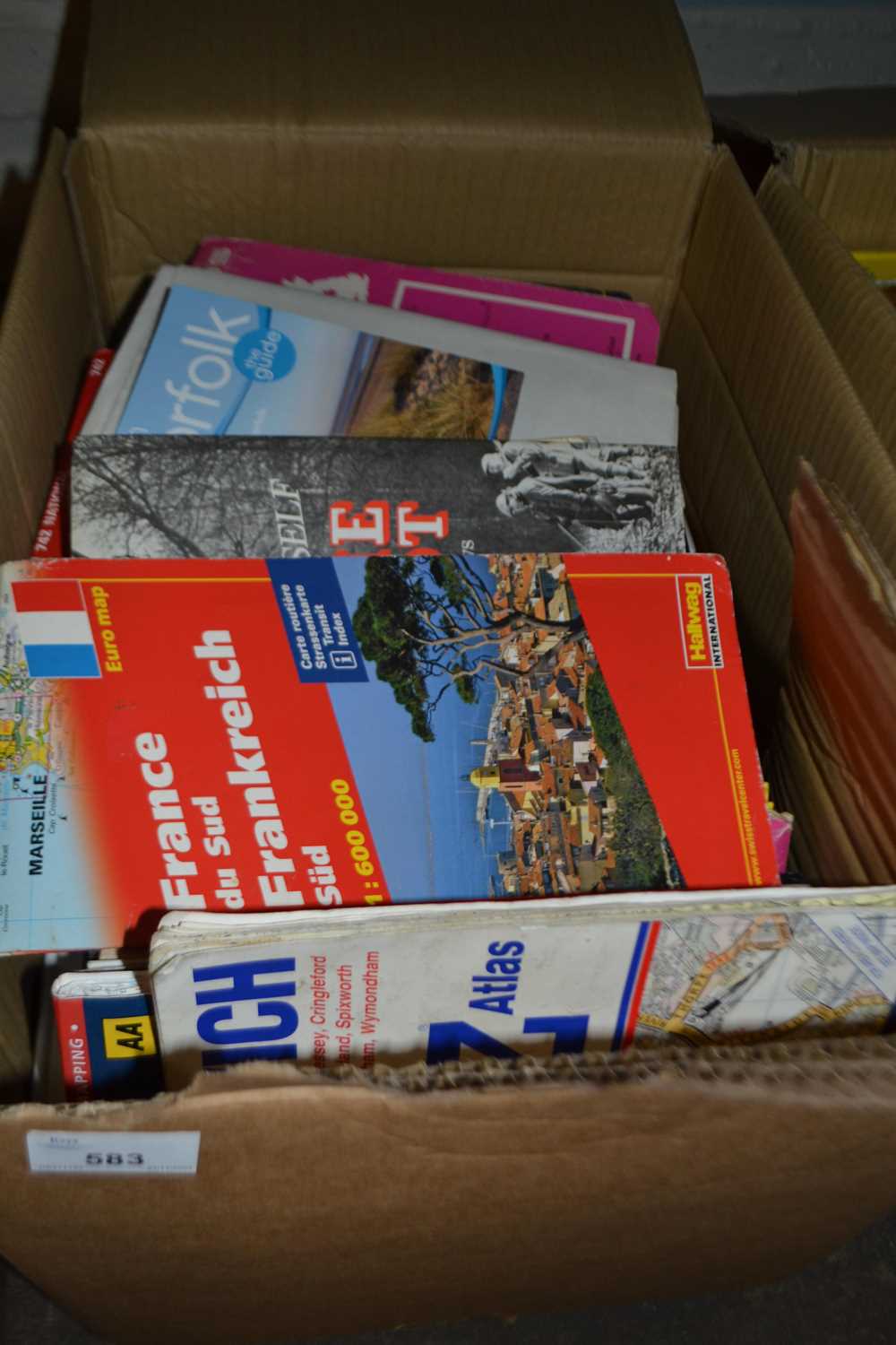 Mixed books, maps etc