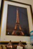 Print of the Eiffel tower, F/G