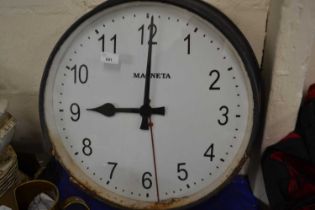 Magneta large wall clock, approx 48cm diam
