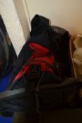 Black and red large rucksack