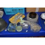 Mixed Lot to include glass dishes, ashtrays, jasperware etc