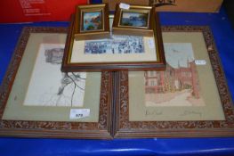 Group of assorted pictures and prints (5)