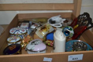 Various trinket boxes to include Limoges and others