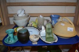 Mixed Lot to include Wedgwood jasperware, Wade figures, jelly moulds etc