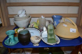 Mixed Lot to include Wedgwood jasperware, Wade figures, jelly moulds etc