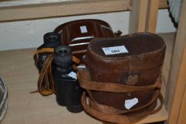Two pairs of binoculars, a Mycro camera and a Ilford Sportsmaster camera (4)