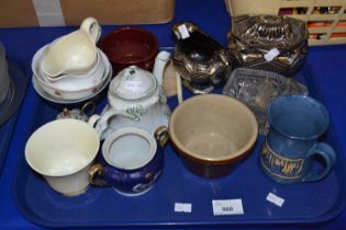 Mixed Lot to include tea wares, glass, etc