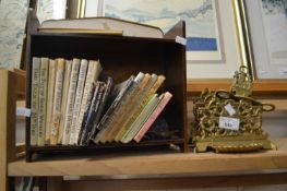 Mixed Lot to include Beatrix Potter books, brass letter rack etc