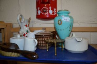 Mixed Lot to include Susie Cooper jug, brass trivet etc