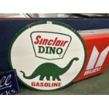 Enamel sign 'Sinclair Dino Gasoline'