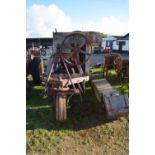 "The Silver Medal Safety Patent Self Feeding Chaff Cutter" by G H Innes & Co in barn found