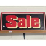 Painted metal promotional "Sale"