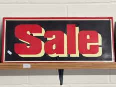 Painted metal promotional "Sale"