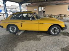 An MGB GT with number plate JJD 40N, maintained by the current owner since 1982 with only four