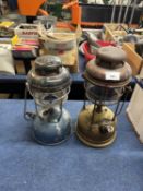 Two vintage Tilley lamps