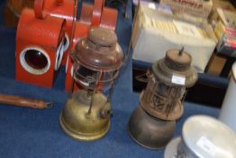 Two vintage Tilley type lanterns