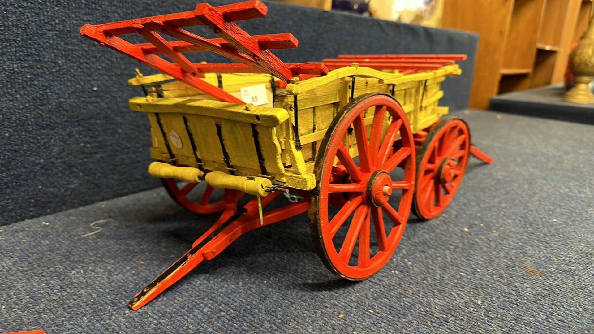 A scratch built model of a Devon Chest Wagon, 65cm long - Image 5 of 6